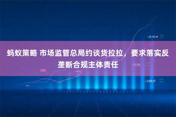 蚂蚁策略 市场监管总局约谈货拉拉，要求落实反垄断合规主体责任