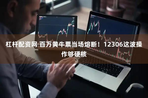 杠杆配资网 百万黄牛票当场熔断！12306这波操作够硬核
